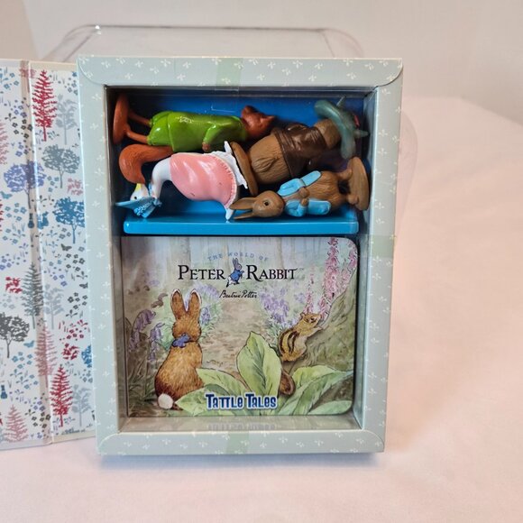 PETER RABBIT Set of 3 - Puzzle Book, Magnetic Set, Tattle Tales Book w/Figurines - Picture 5 of 15